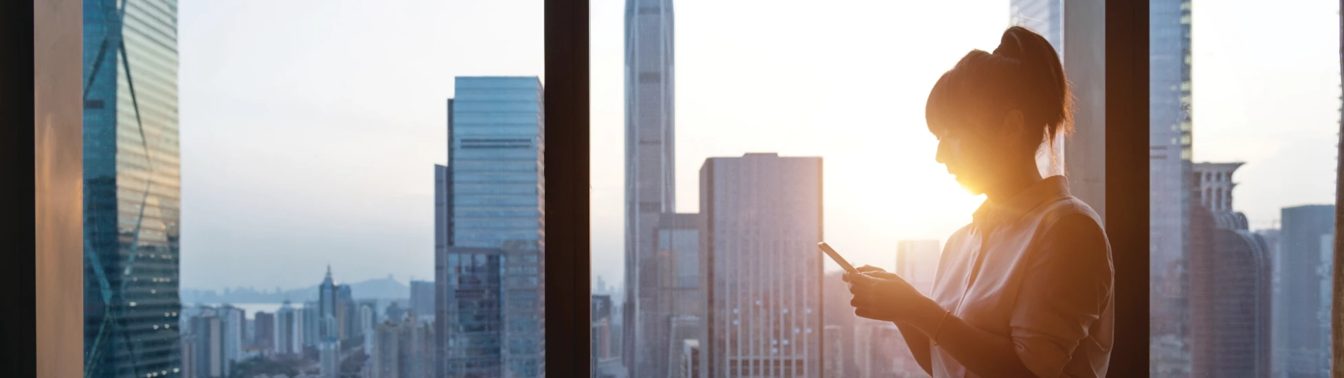 Cityscape window